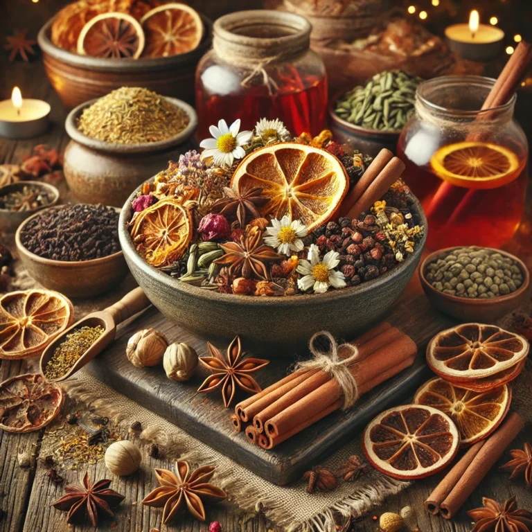 Yule Calendar Day 4: Two Perfect Herbal Christmas Tea Recipes to Warm Your Holiday