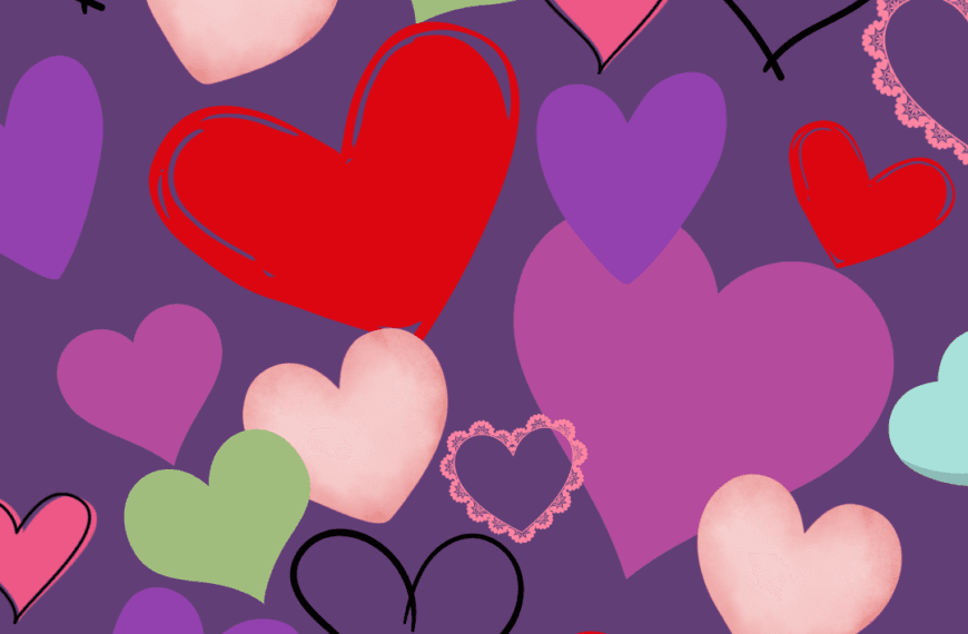 Valentine day, hearts