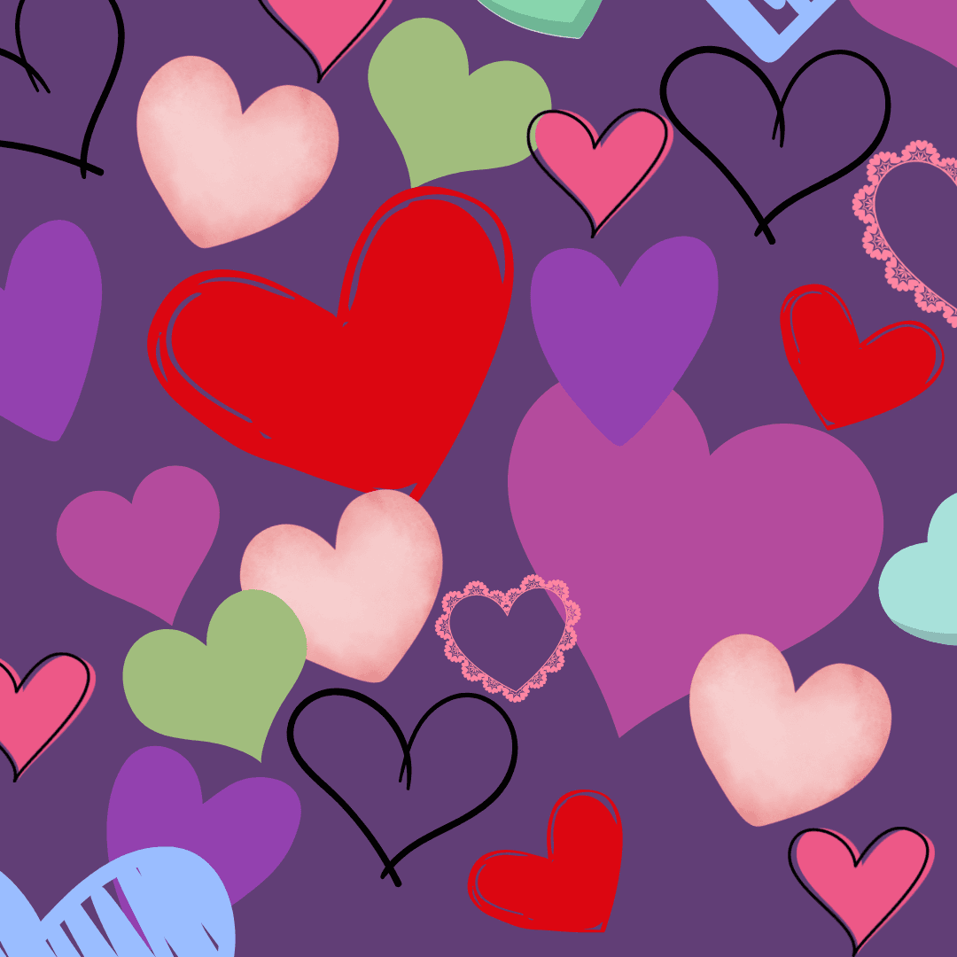 Valentine day, hearts