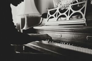 Playing piano