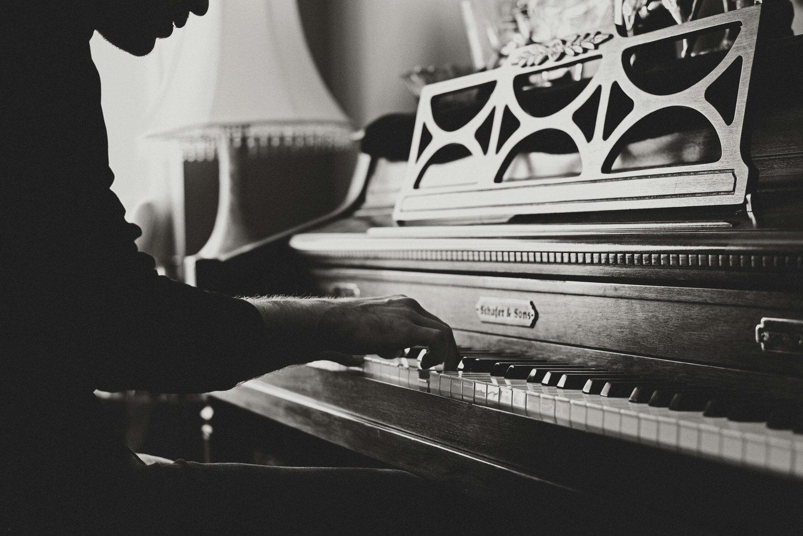 Playing piano