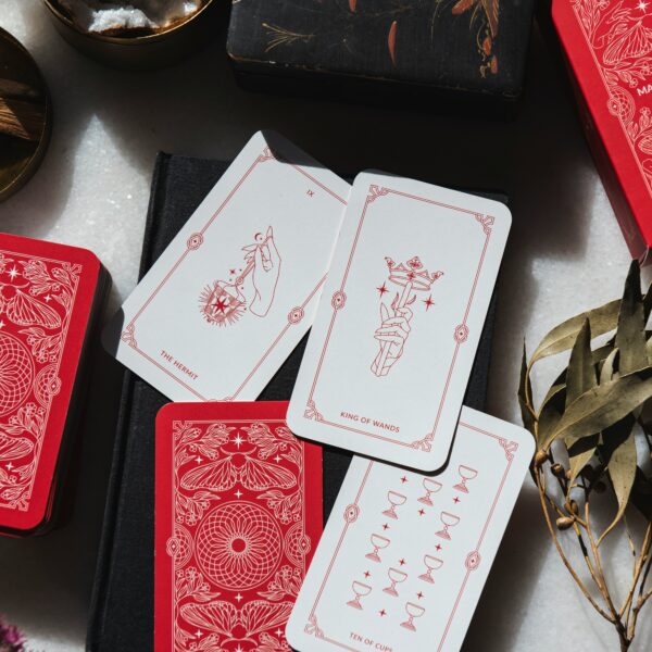 a group of tarot cards