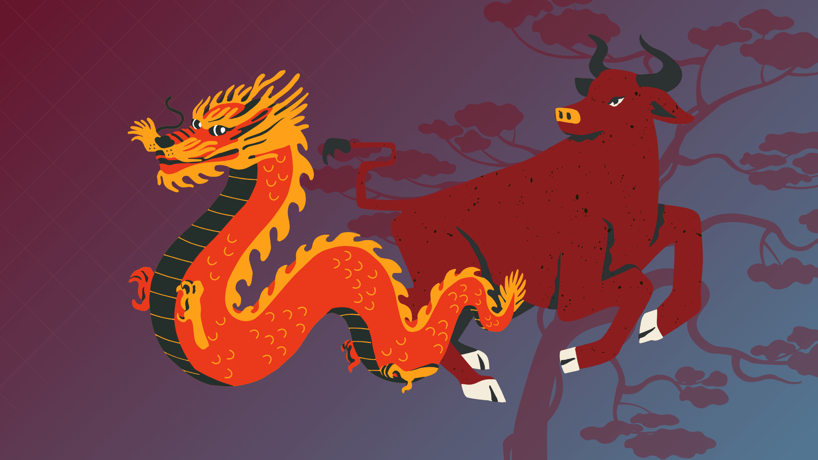 chinese astrology, dragon and ox