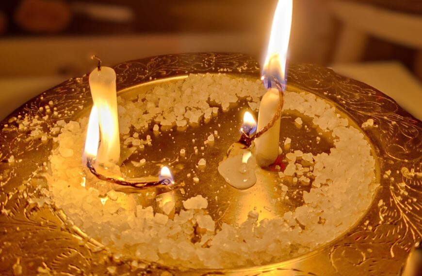 Cord cutting candle spell